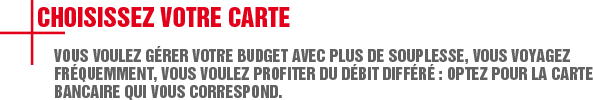 Choisissez votre carte