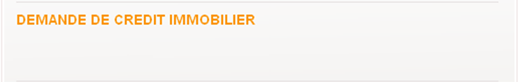 Credit Immobilier