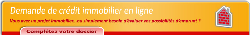 Demande de credit immobilier en ligne