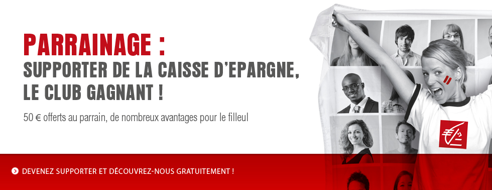 Parrainage : supporters de la Caisse d'Epargne